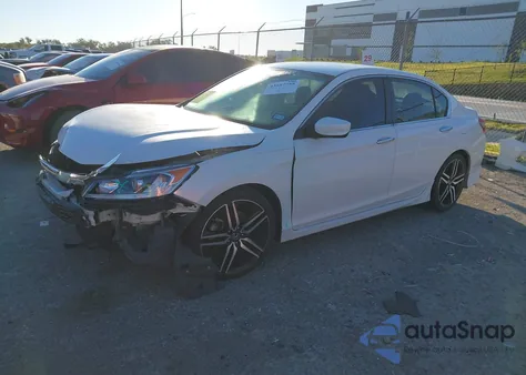 2016 Honda Accord Sport from USA, damaged, VIN 1HGCR2F51GA177681